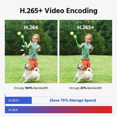 ANNKE 8CH NVR 4K POE 180° Dual Lens Color Security IP Camera System 2 Way Audio