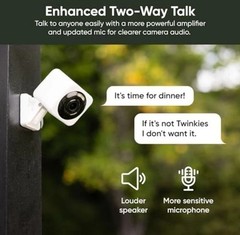 Wyze Cam V4 2.5k QHD BLACK WiFi, Indoor/Outdoor, Wired BLACK V4 Camera. N.0.S.