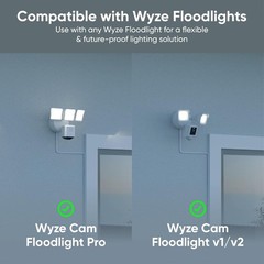 Weather-Resistant Floodlight Cam Plug-in Mount for v1/v2/Pro Models – 20ft Cord