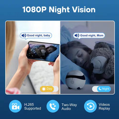 EBO SE 1080P Full HD Movable Indoor Wifi Camera Robot White, with 2 Way Voice an