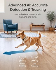 eufy Indoor Cam E30 Pet/Baby Camera 4K UHD 360 Pan-Tilt 2-Cam AI Auto Tracking
