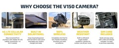 (2-Pack) Vosker V150 Outdoor Solar LTE Cellular Security Camera w/ Night Vision
