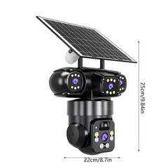 KEPEAK Solar-Powered Camera-2PCs+32GB